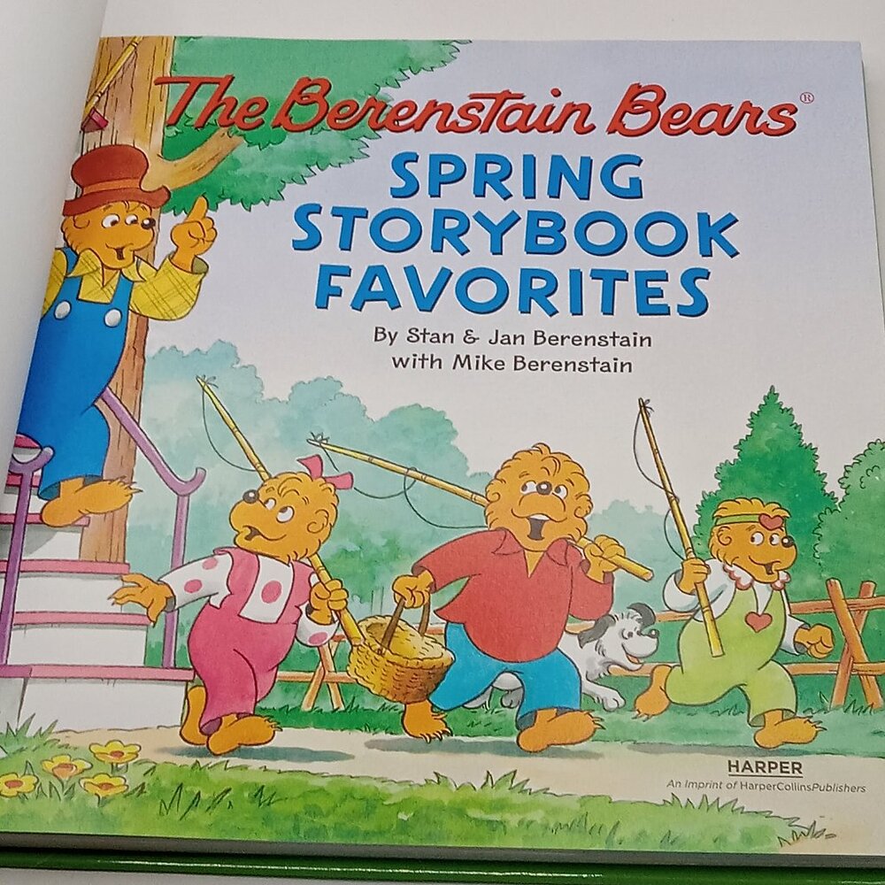 BERENSTAIN BEARS SPRING Easter Storybook Favorites 7 Stories HC w/STICKERS